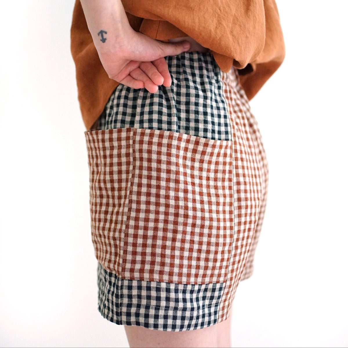 Matchy Matchy Sewing Club-Weekend Chore Shorts Pattern - PDF DOWNLOAD-sewing pattern-gather here online
