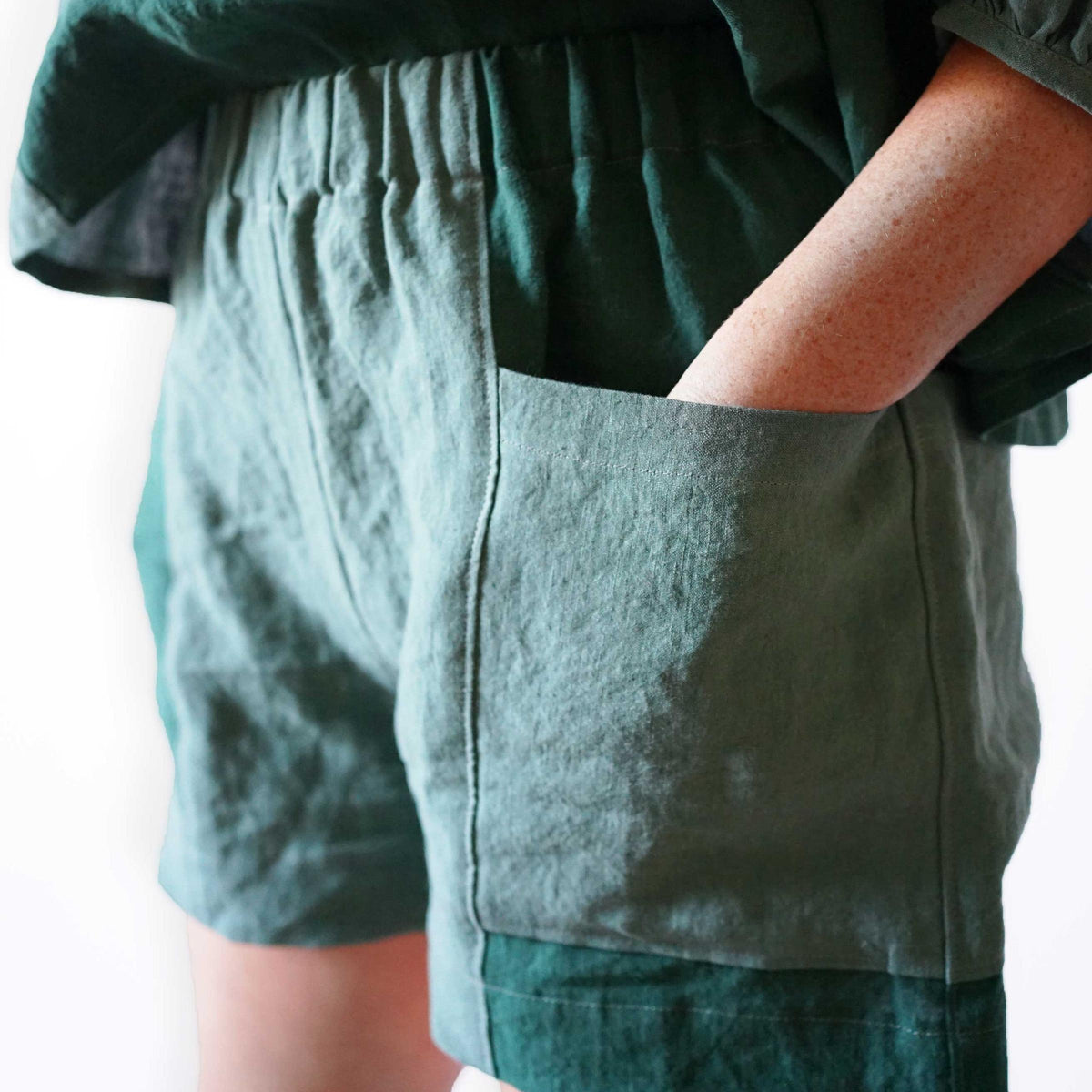 Matchy Matchy Sewing Club-Weekend Chore Shorts Pattern - PDF DOWNLOAD-sewing pattern-gather here online