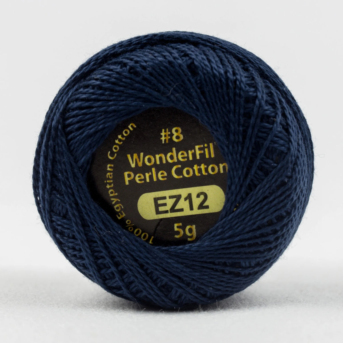 Wonderfil Threads-Eleganza 8wt Perle Cotton Solid-thread-EZ12 Indigo-gather here online