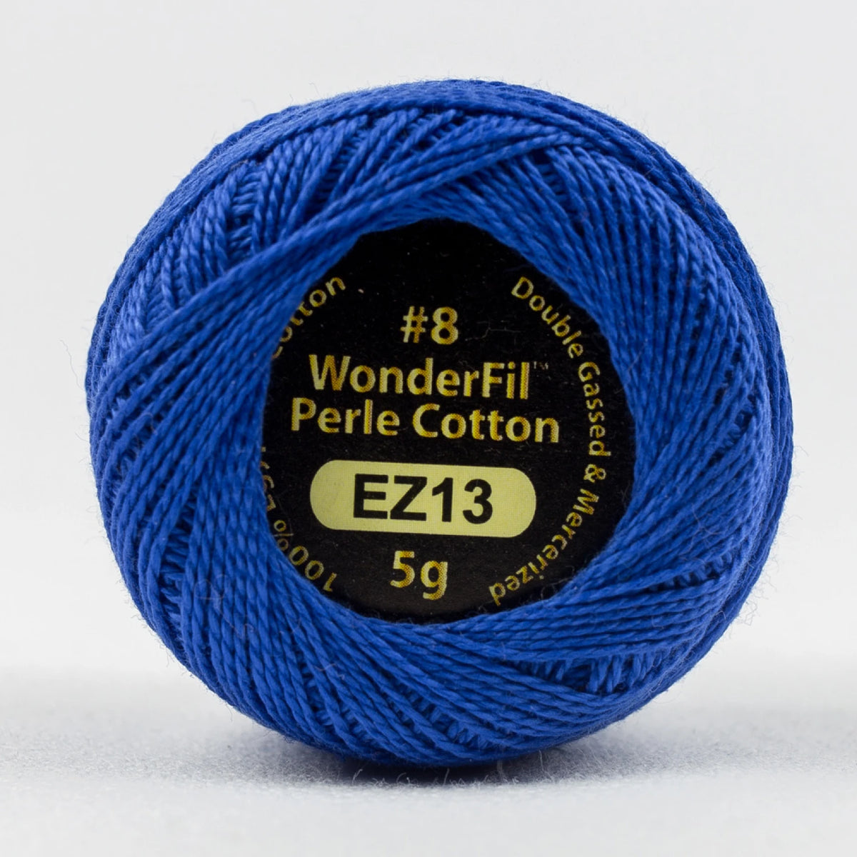 Wonderfil Threads-Eleganza 8wt Perle Cotton Solid-thread-EZ13 Hyper Blue-gather here online