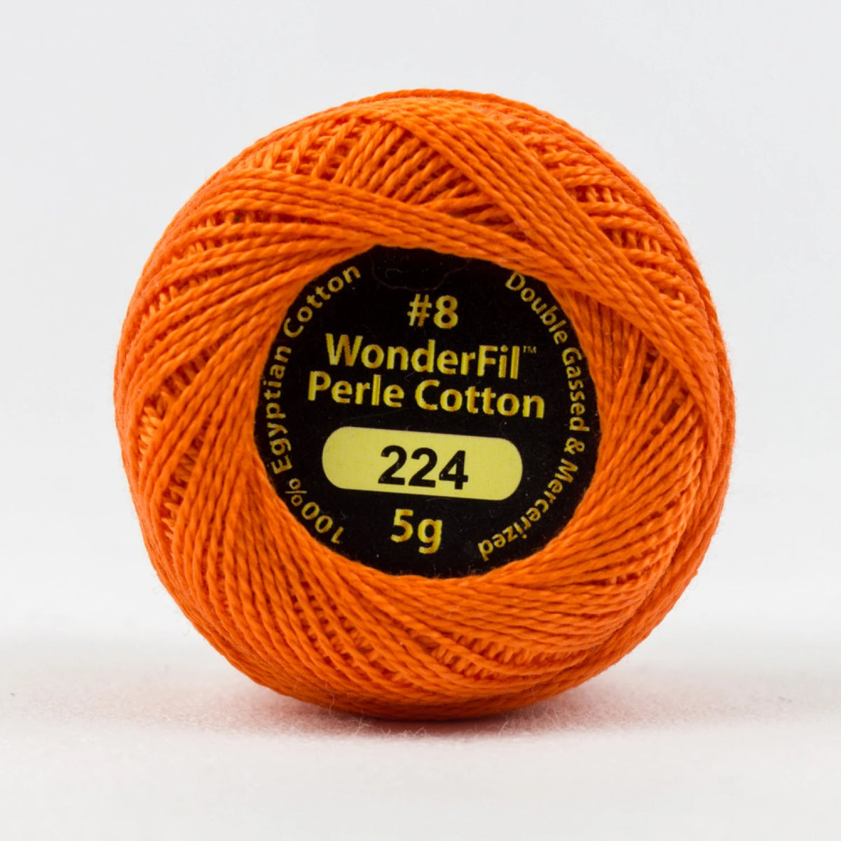 Wonderfil Threads-Eleganza 8wt Perle Cotton Solid-thread-224 Tangelo-gather here online