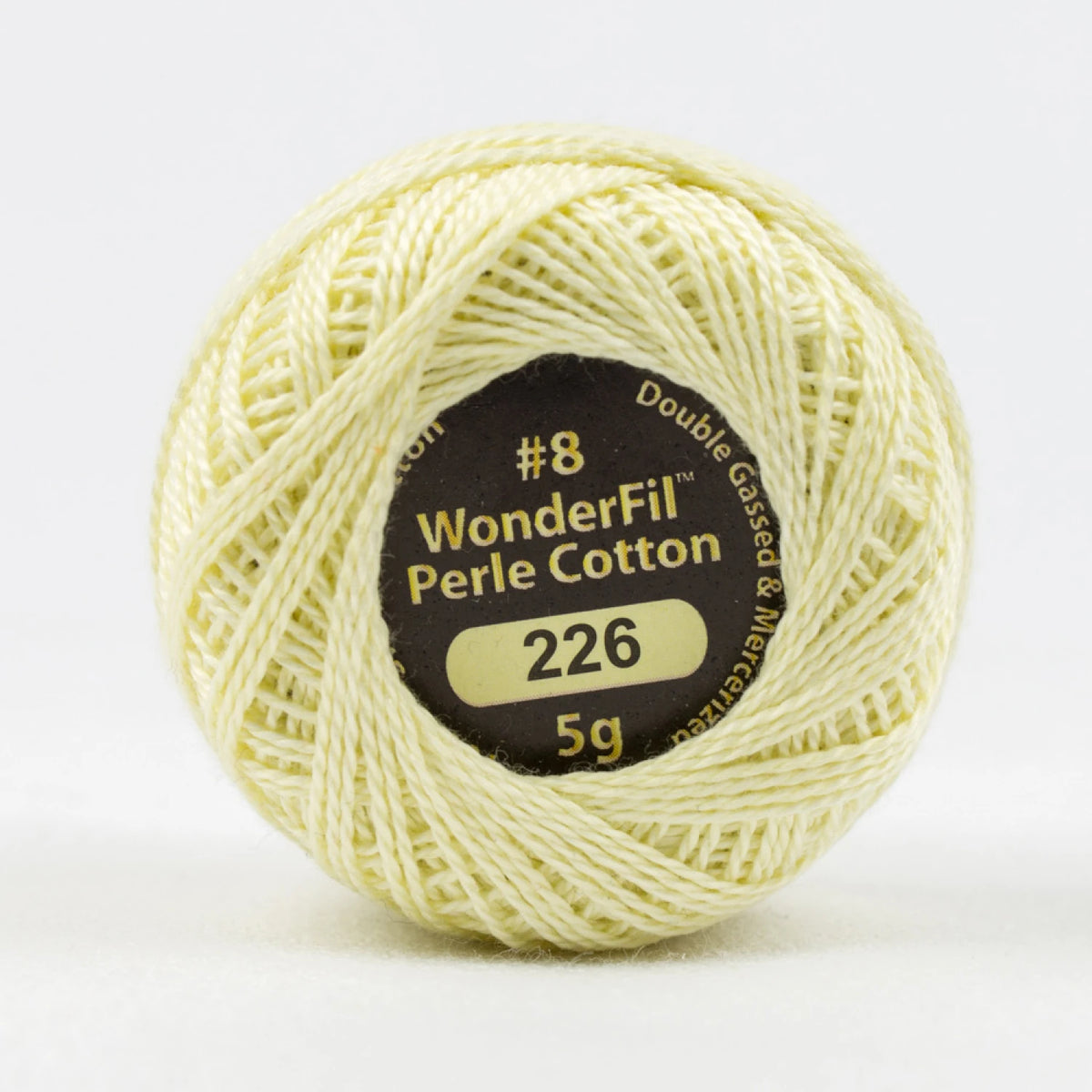 Wonderfil Threads-Eleganza 8wt Perle Cotton Solid-thread-226 Ivory-gather here online