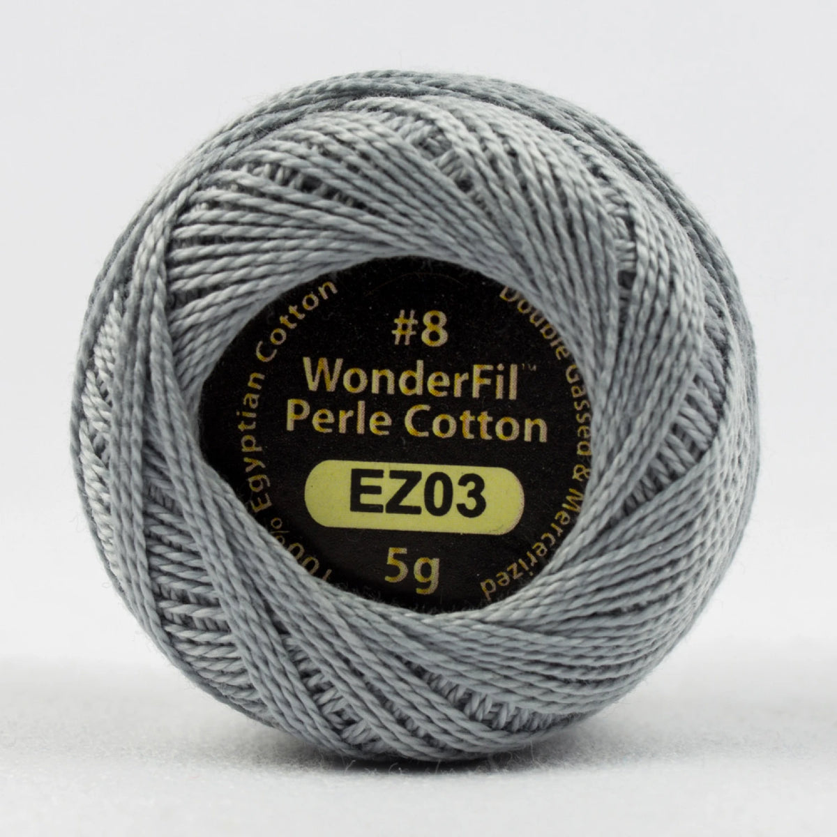 Wonderfil Threads-Eleganza 8wt Perle Cotton Solid-thread-EZ03 Tumbled Stone-gather here online