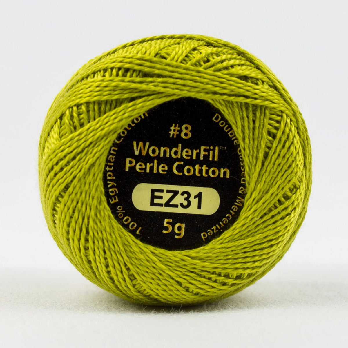 Wonderfil Threads-Eleganza 8wt Perle Cotton Solid-thread-EZ31 Cal-a-Treuse-gather here online
