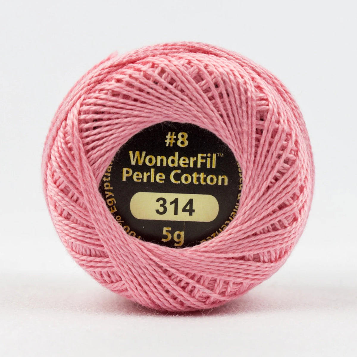 Wonderfil Threads-Eleganza 8wt Perle Cotton Solid-thread-314 Sweet Pink-gather here online