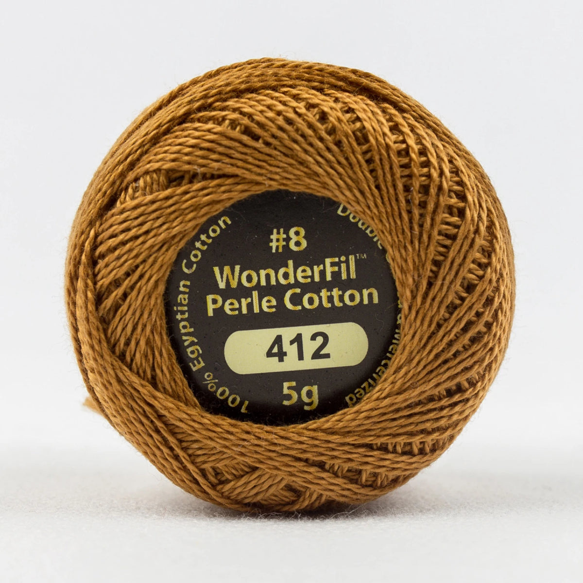 Wonderfil Threads-Eleganza 8wt Perle Cotton Solid-thread-412 Tree Poppy-gather here online