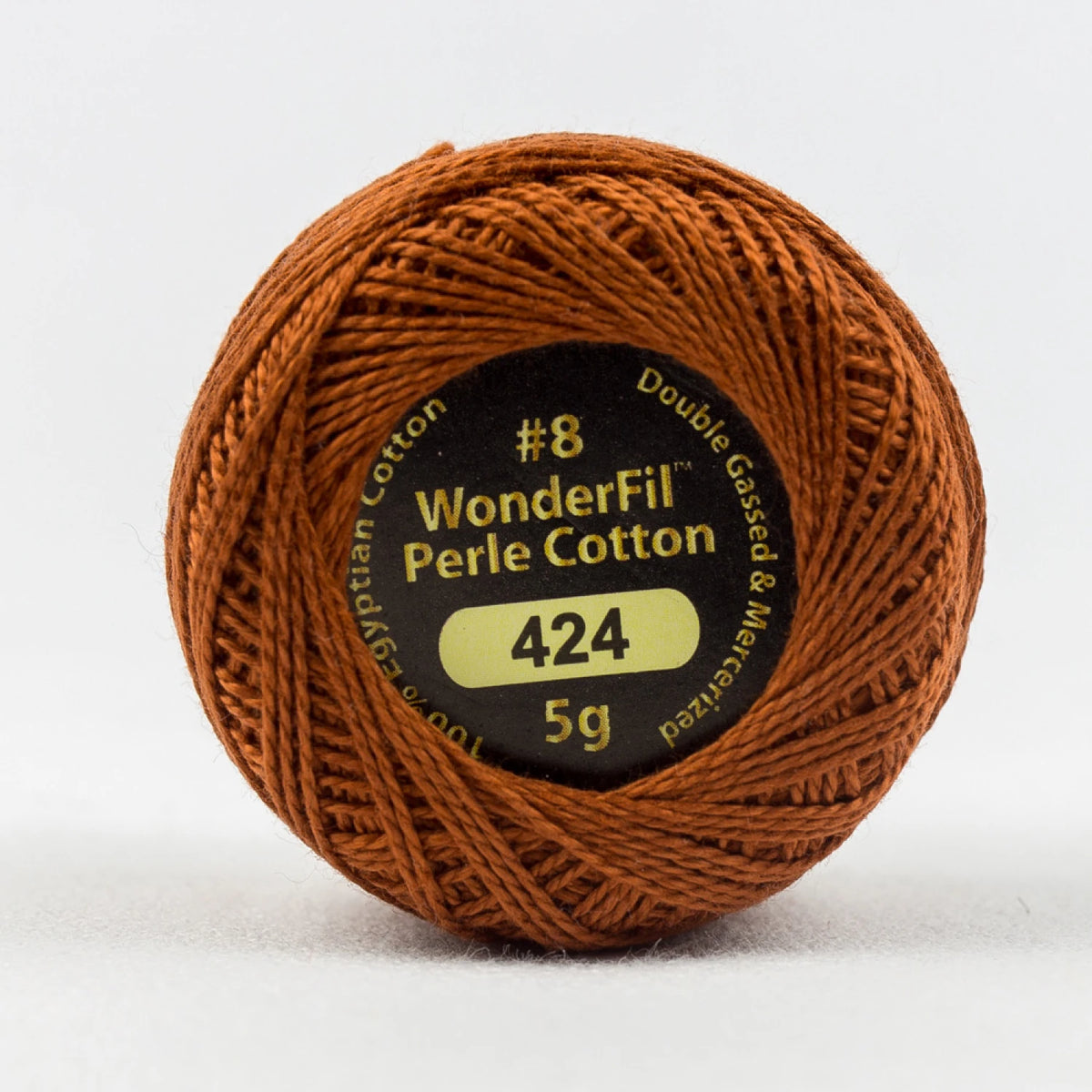 Wonderfil Threads-Eleganza 8wt Perle Cotton Solid-thread-424 Tenne-gather here online