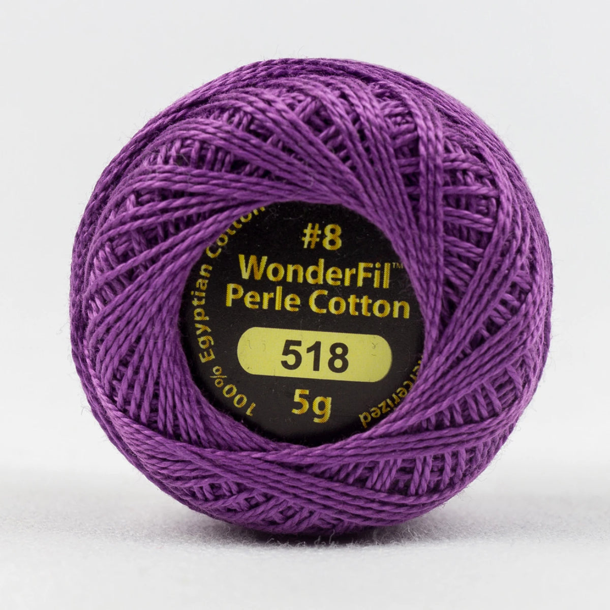 Wonderfil Threads-Eleganza 8wt Perle Cotton Solid-thread-518 Vivid Violet-gather here online