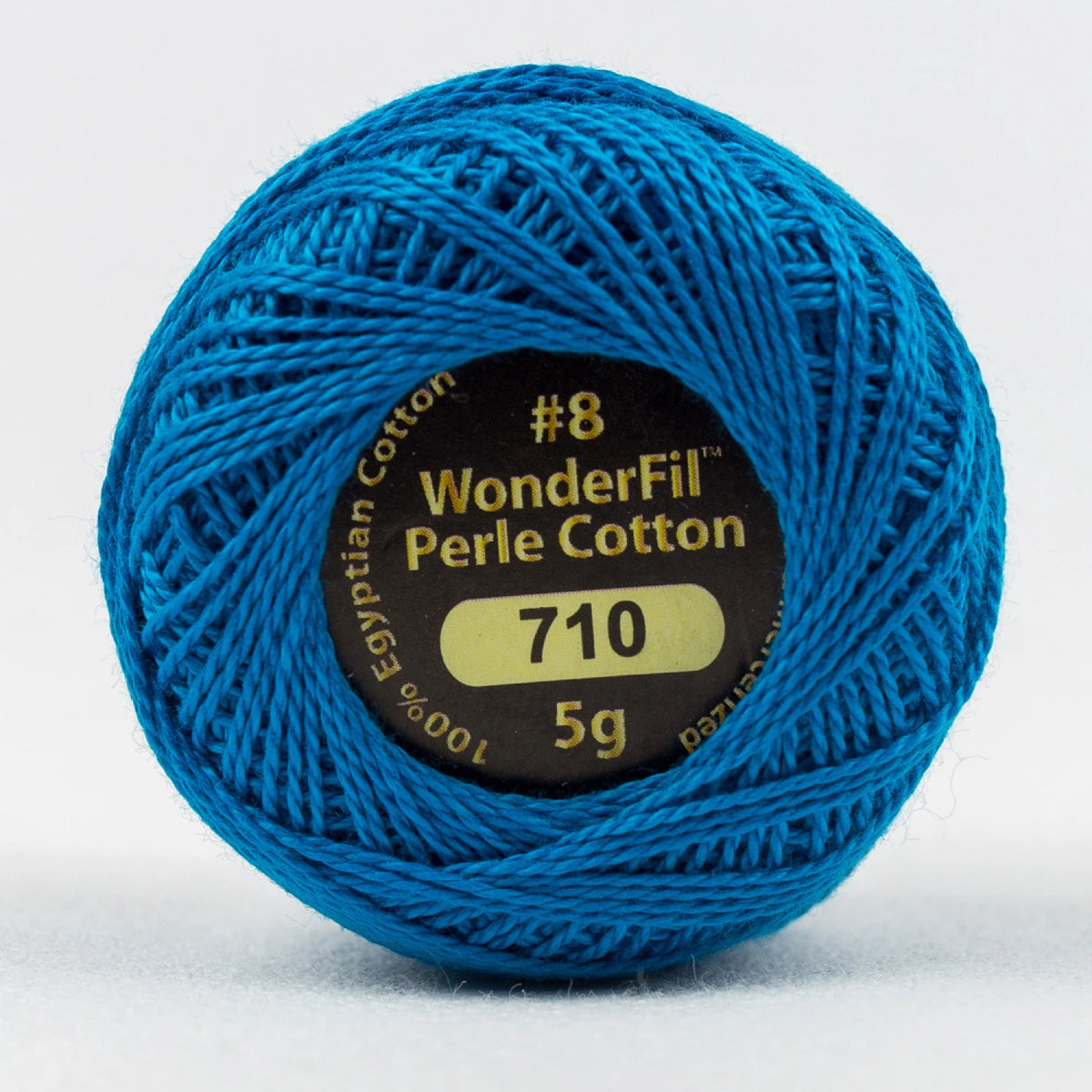 Wonderfil Threads-Eleganza 8wt Perle Cotton Solid-thread-710 Rainbow Blue-gather here online