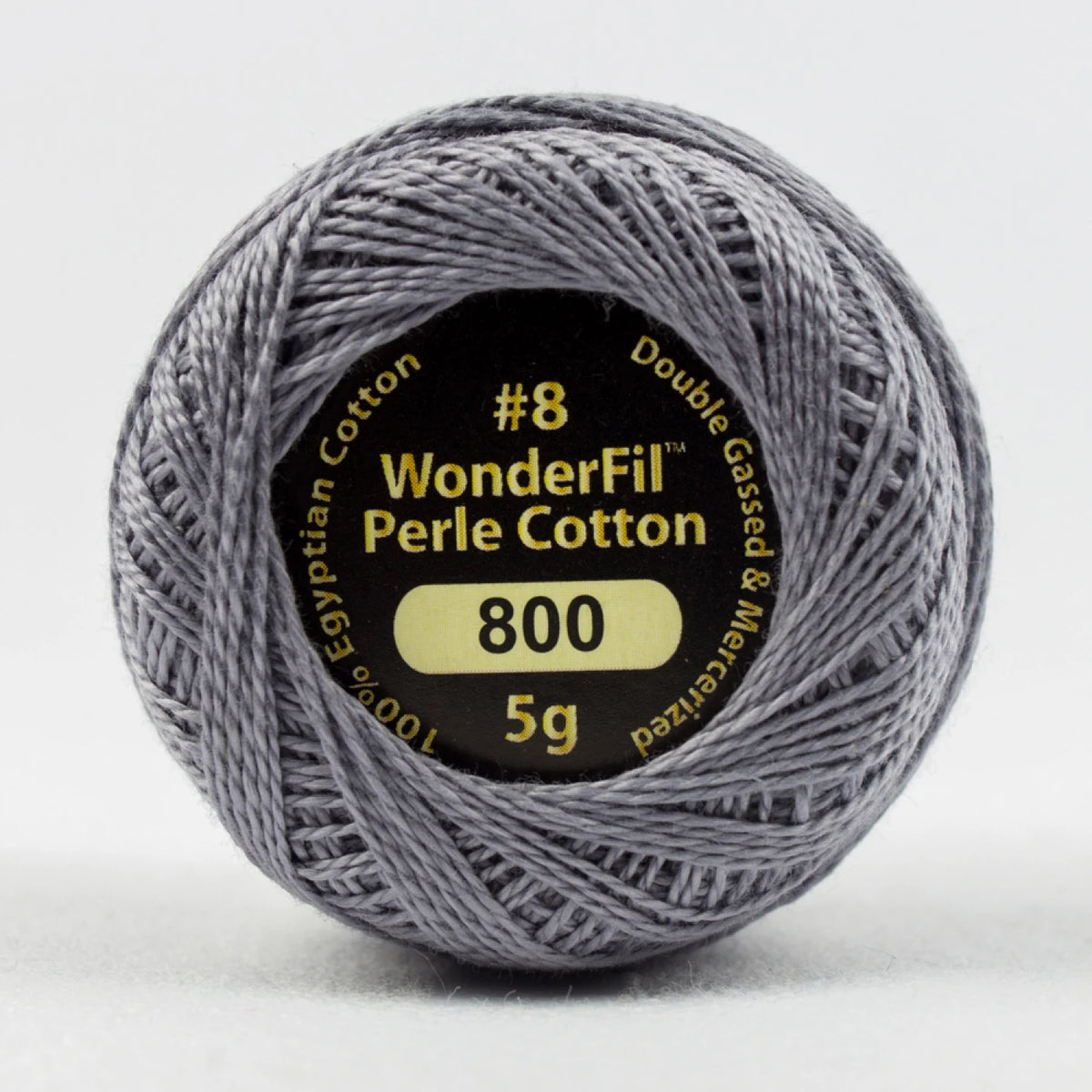Wonderfil Threads-Eleganza 8wt Perle Cotton Solid-thread-800 Spun Pearl-gather here online
