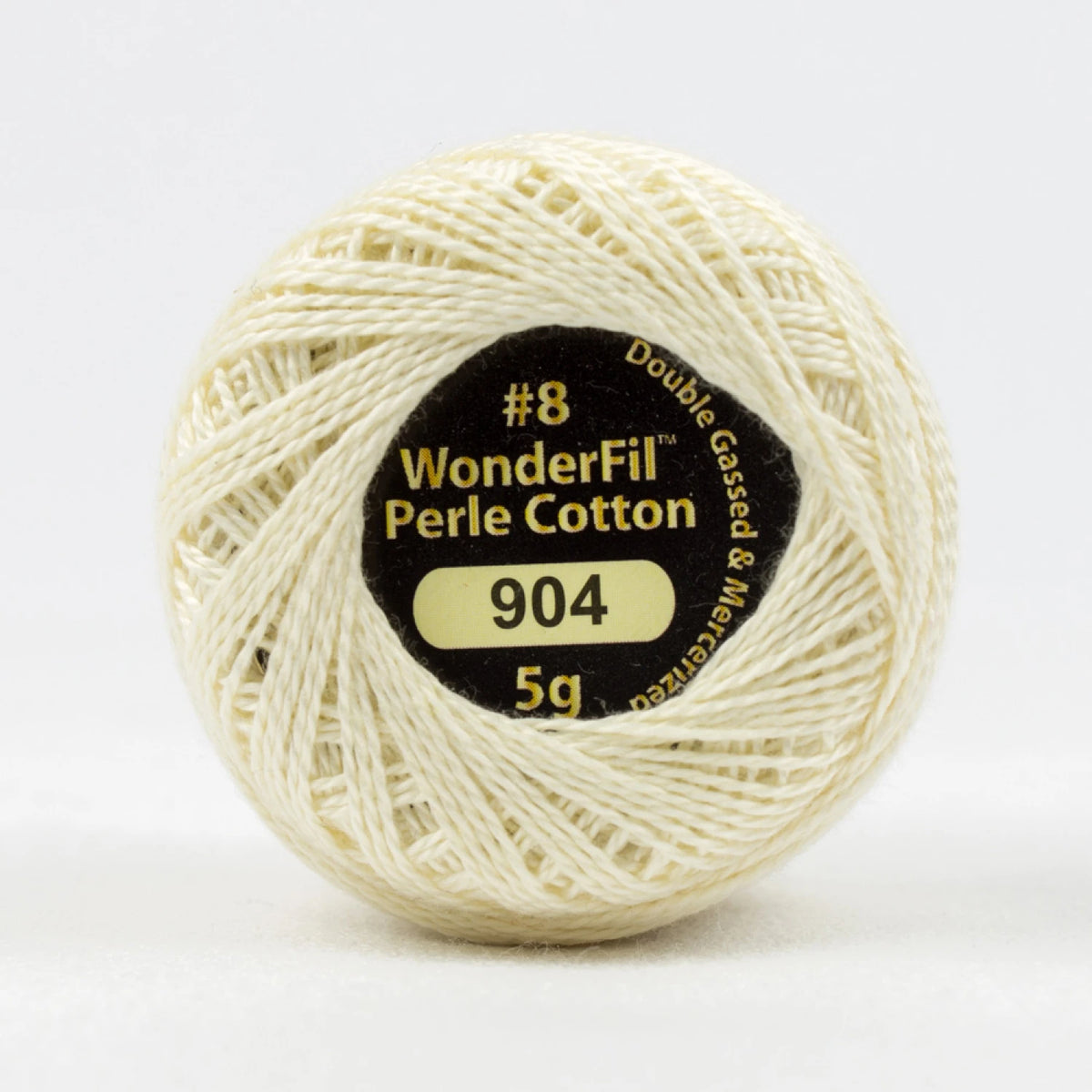 Wonderfil Threads-Eleganza 8wt Perle Cotton Solid-thread-904 Cream-gather here online