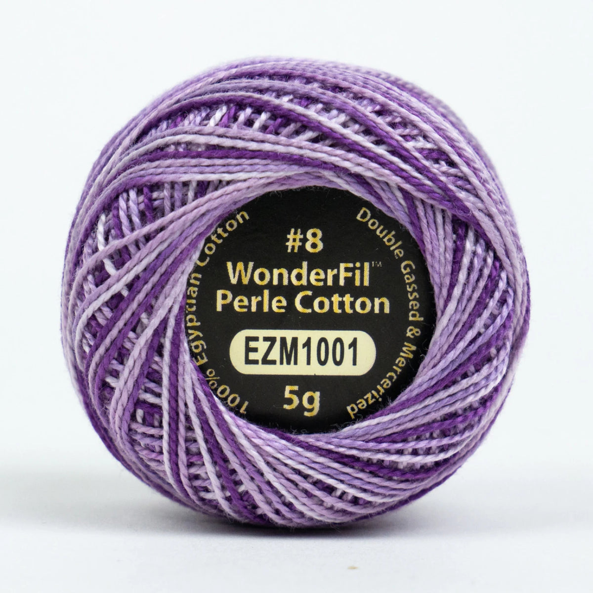 Wonderfil Threads-Eleganza 8wt Perle Cotton Variegated-thread-EZM1001 Wisteria-gather here online