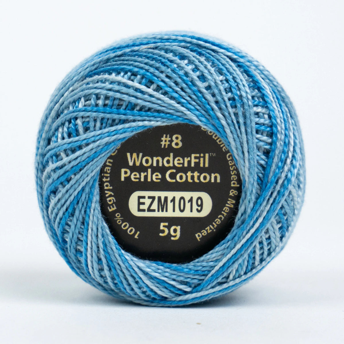 Wonderfil Threads-Eleganza 8wt Perle Cotton Variegated-thread-EZM1019 Water Slide-gather here online
