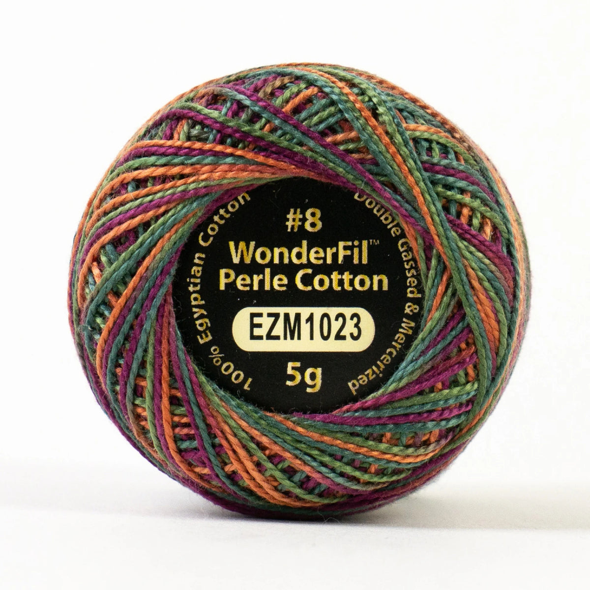 Wonderfil Threads-Eleganza 8wt Perle Cotton Variegated-thread-EZM1023 Silk Sari-gather here online
