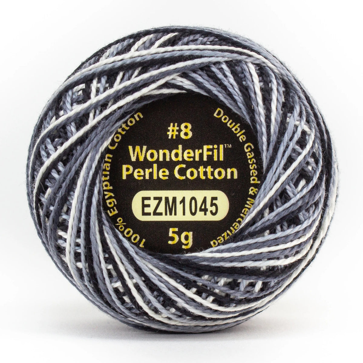 Wonderfil Threads-Eleganza 8wt Perle Cotton Variegated-thread-EZM1045 Newsprint-gather here online