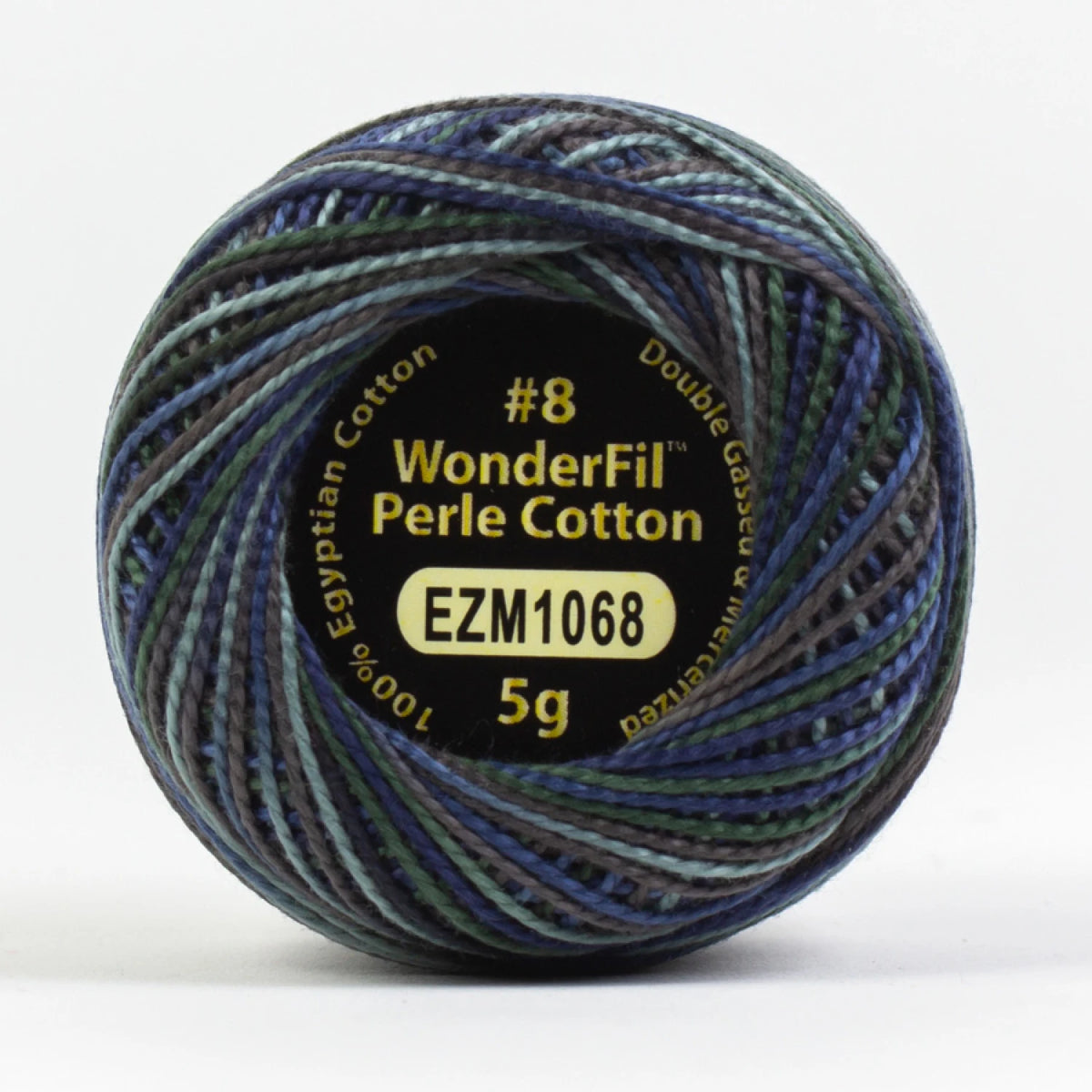 Wonderfil Threads-Eleganza 8wt Perle Cotton Variegated-thread-EZM1068 Avocado-gather here online