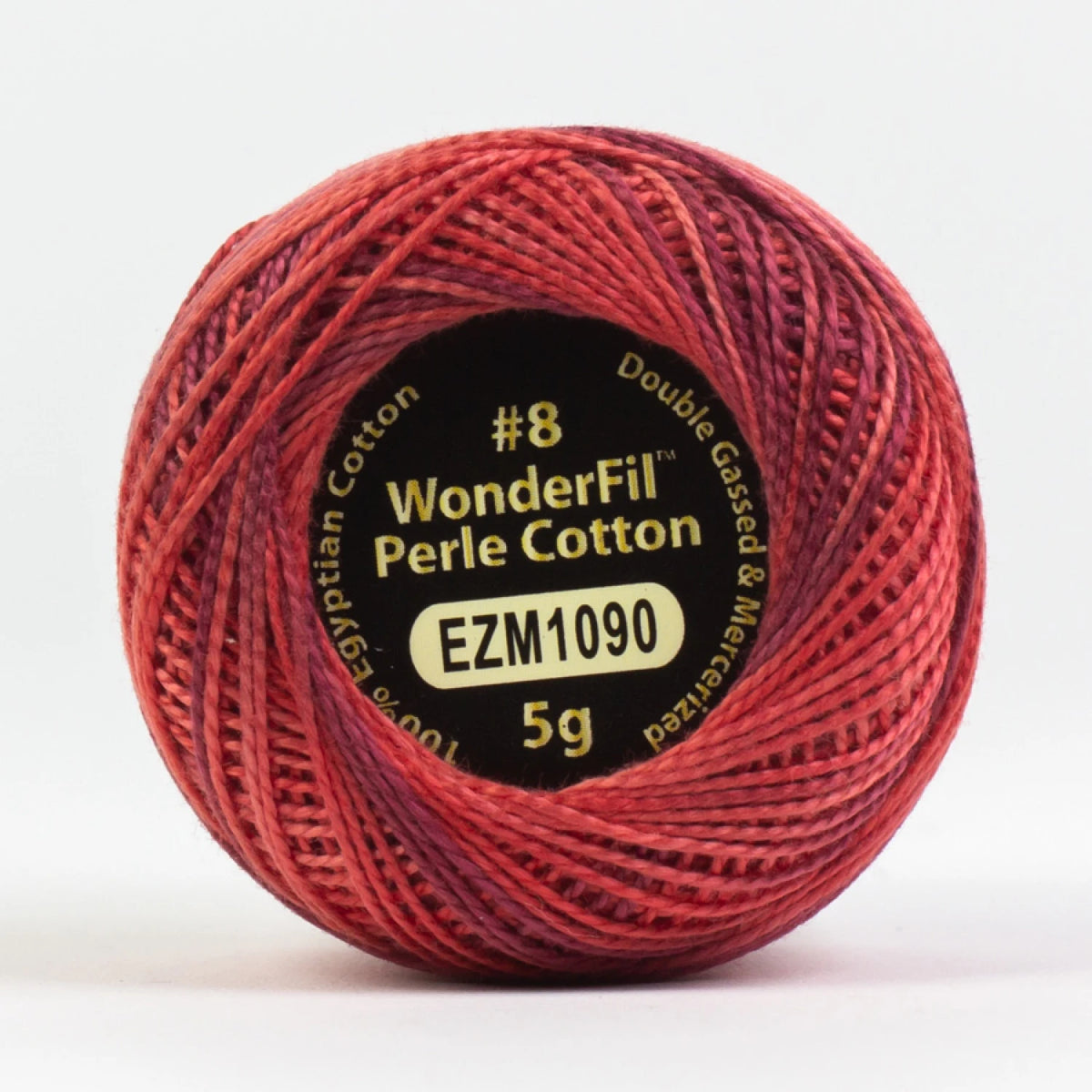 Wonderfil Threads-Eleganza 8wt Perle Cotton Variegated-thread-EZM1090 Cranberry-gather here online
