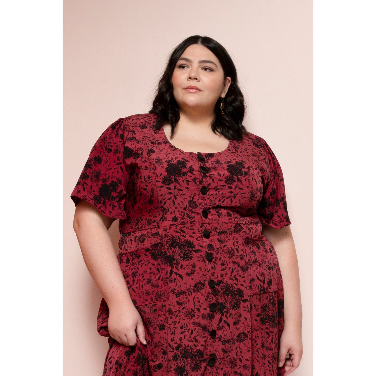 Friday Pattern Company-The Hughes Dress-sewing pattern-gather here online