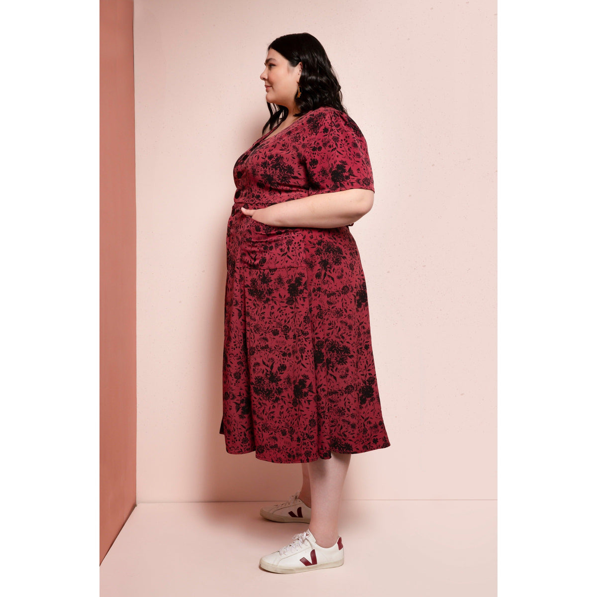 Friday Pattern Company-The Hughes Dress-sewing pattern-gather here online