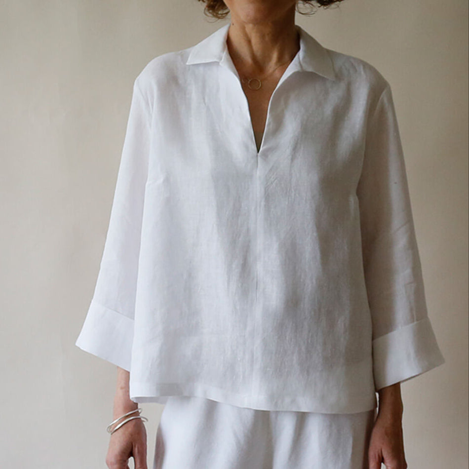 The Maker's Atelier-The Flared Shirt Pattern - PDF DOWNLOAD-sewing pattern-gather here online