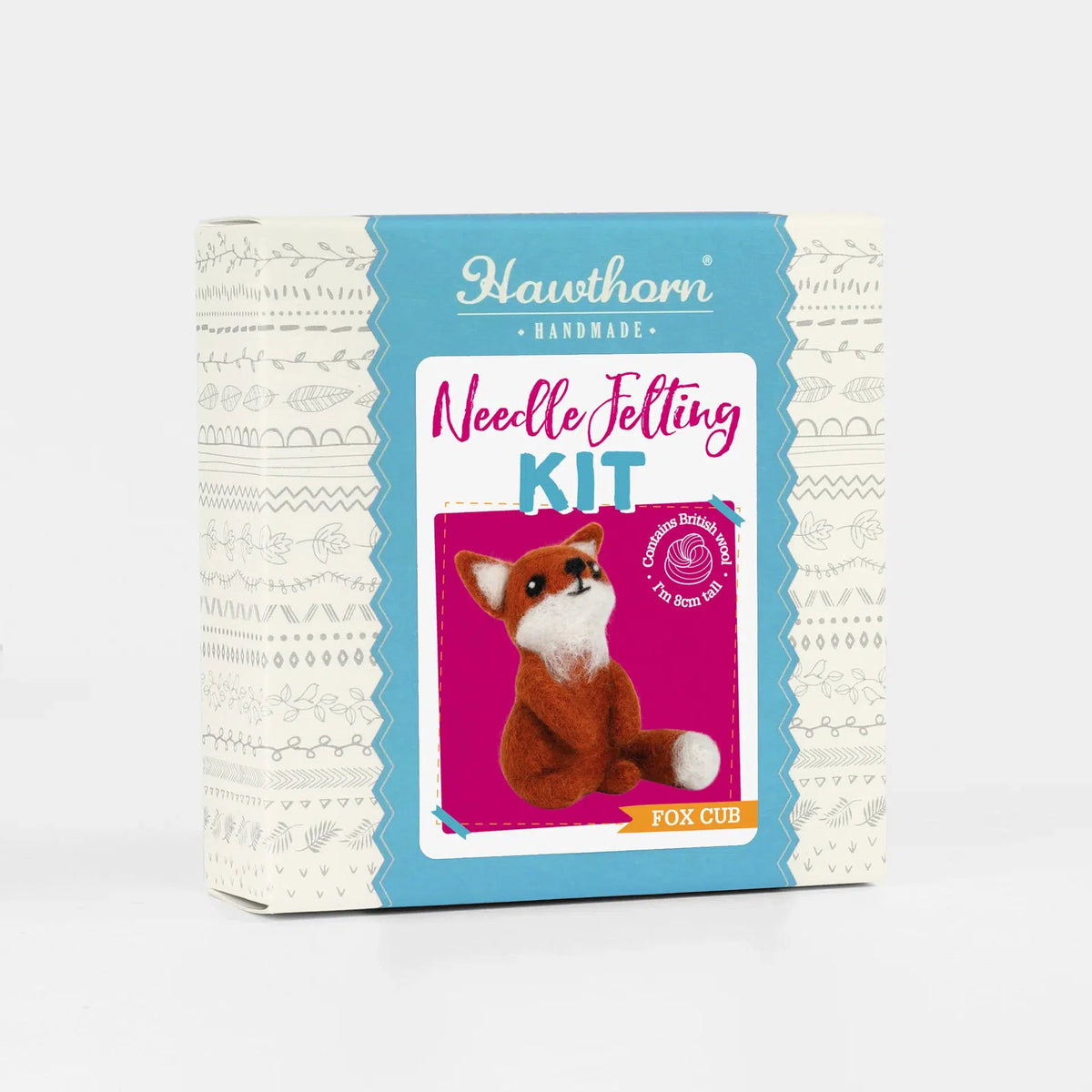 Hawthorn Handmade-Fox Cub Mini Needle Felting Kit-craft kit-gather here online