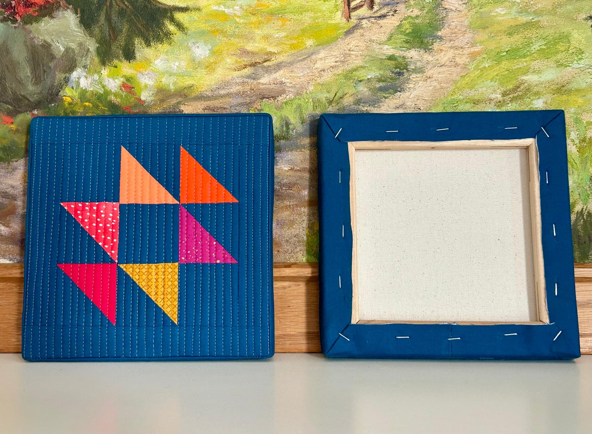 gather here classes-Framed Quilt Block-class-gather here online