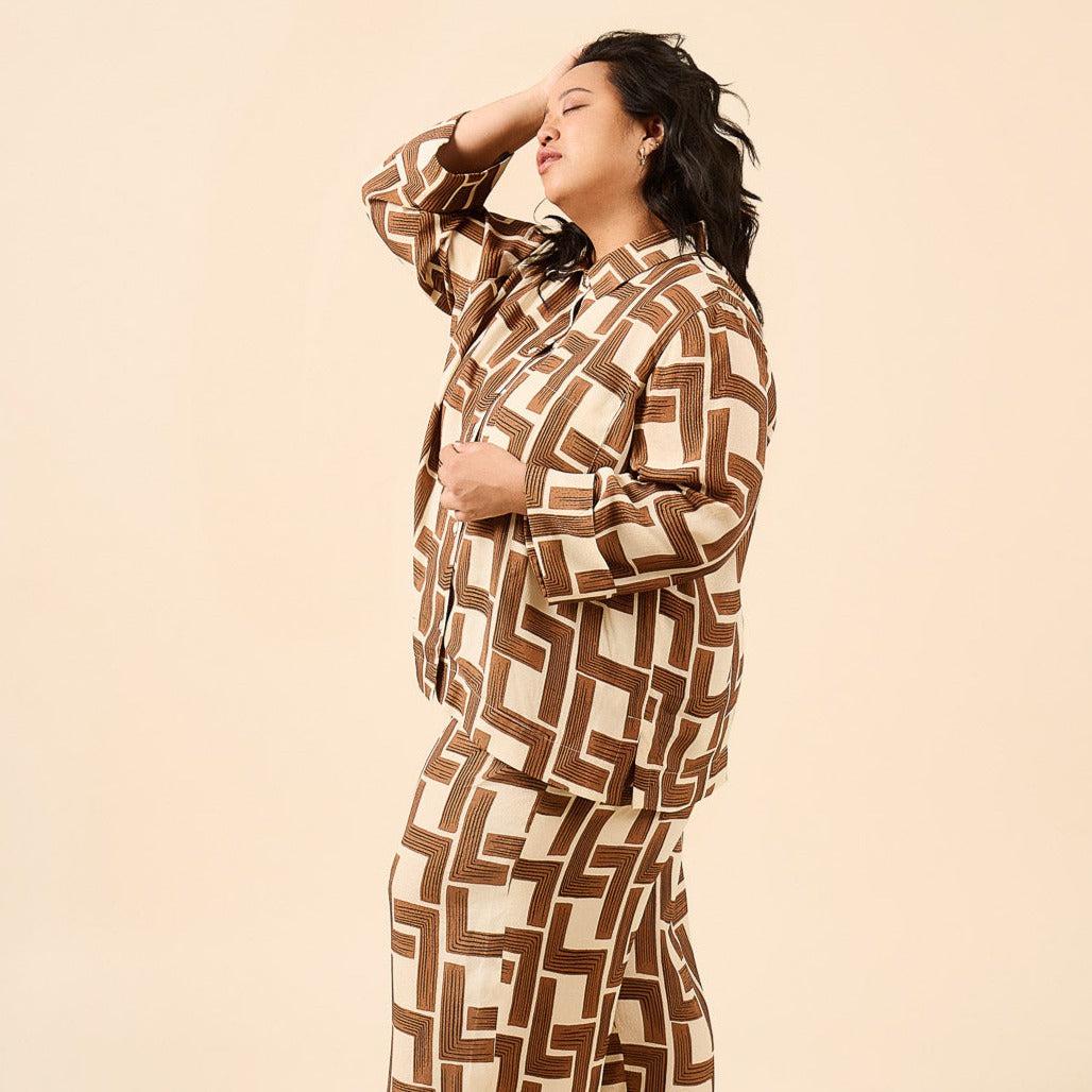 Closet Core Patterns-Fran Pajamas (PJ) Pattern-sewing pattern-gather here online