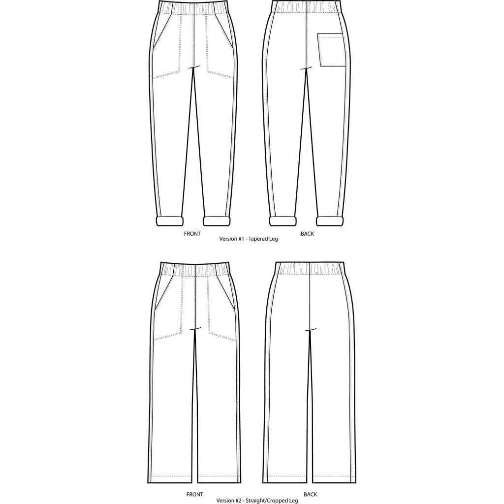Sew House Seven-Free Range Slacks Pattern-sewing pattern-gather here online