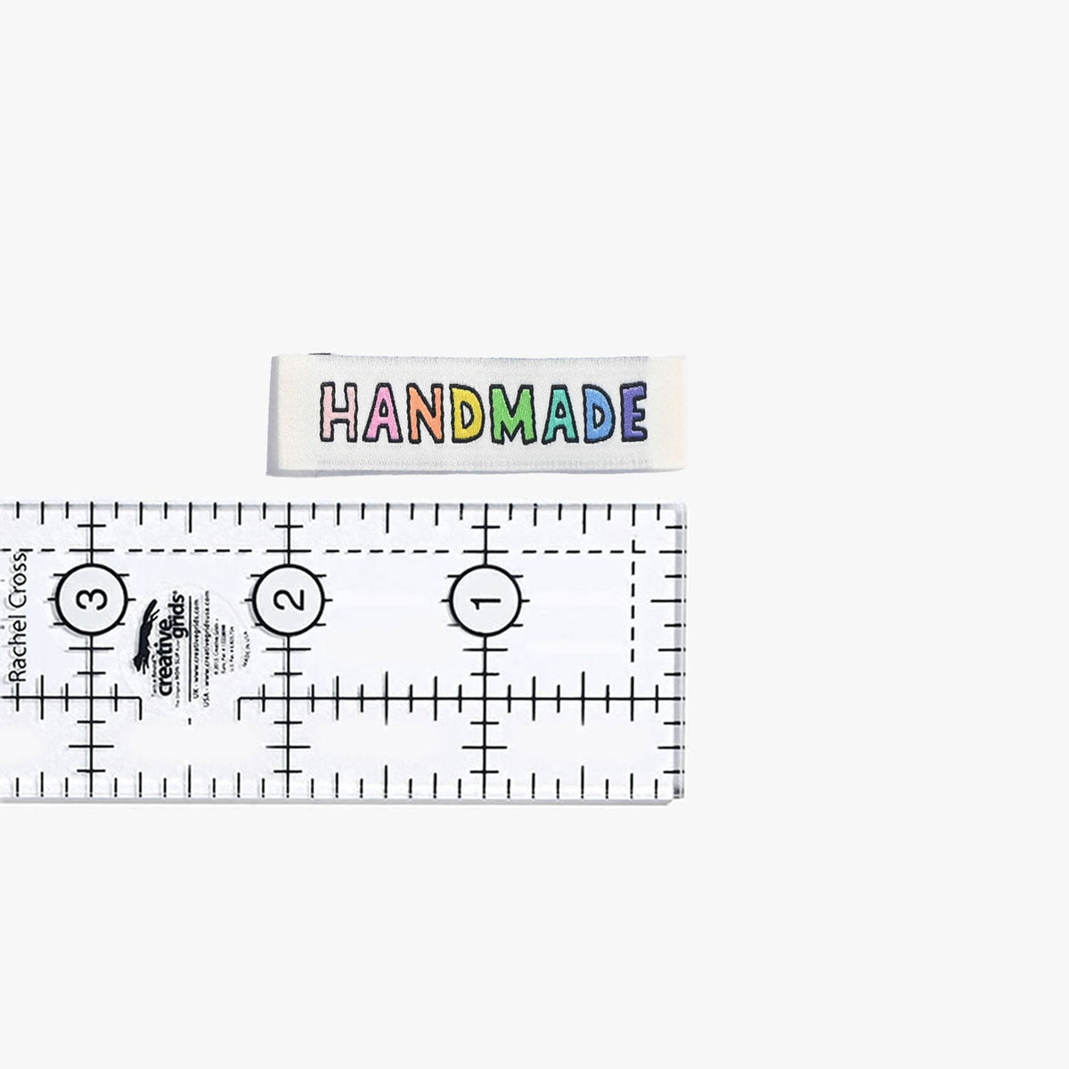 Kylie and The Machine-Handmade Rainbow Woven Labels-notion-gather here online