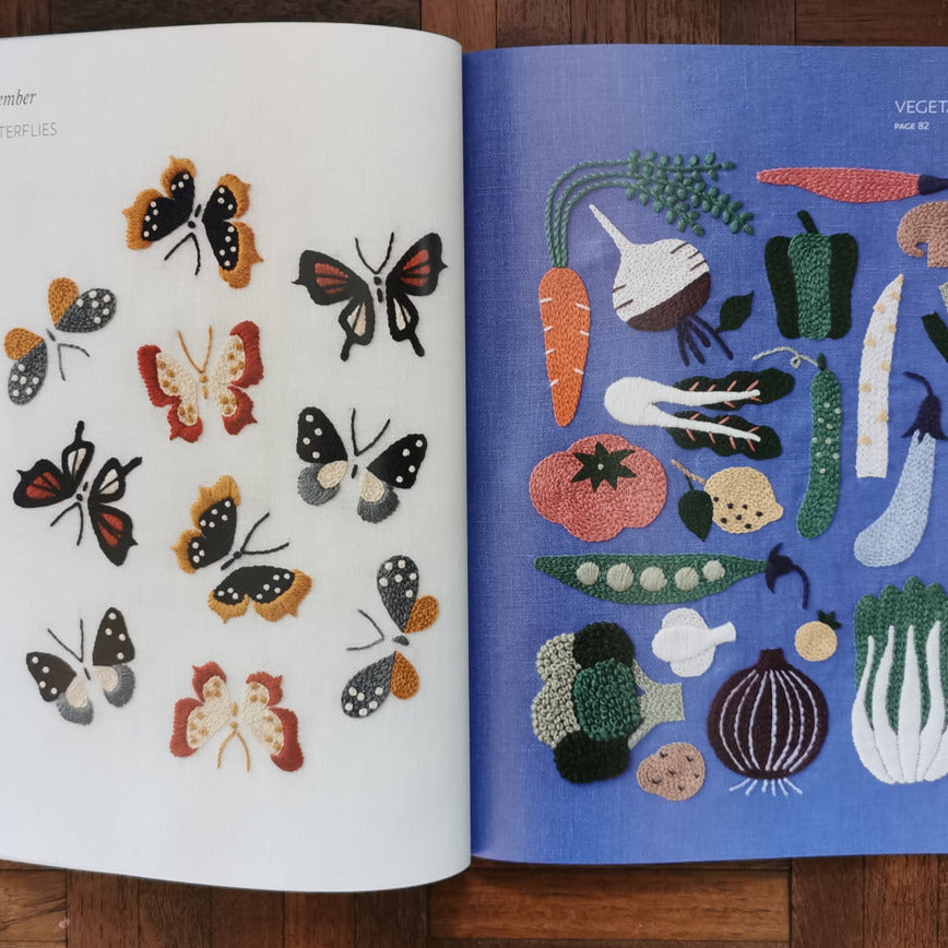 gather here classes-Embroidery Club - Botanicals - 4 sessions-class-gather here online