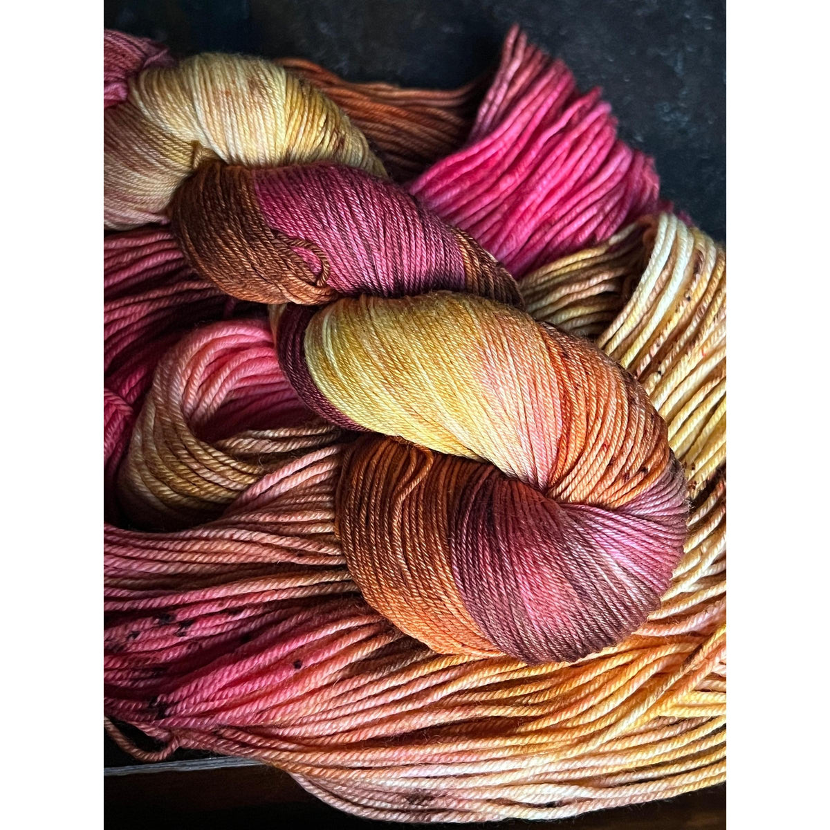 Melani's Stache-Tough Sock-yarn-Autumnal-gather here online