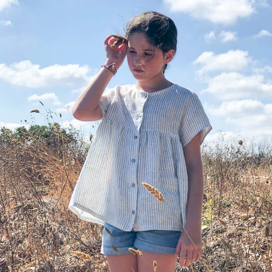 Ikatee-Stockholm Blouse & Dress Pattern-sewing pattern - kids-gather here online