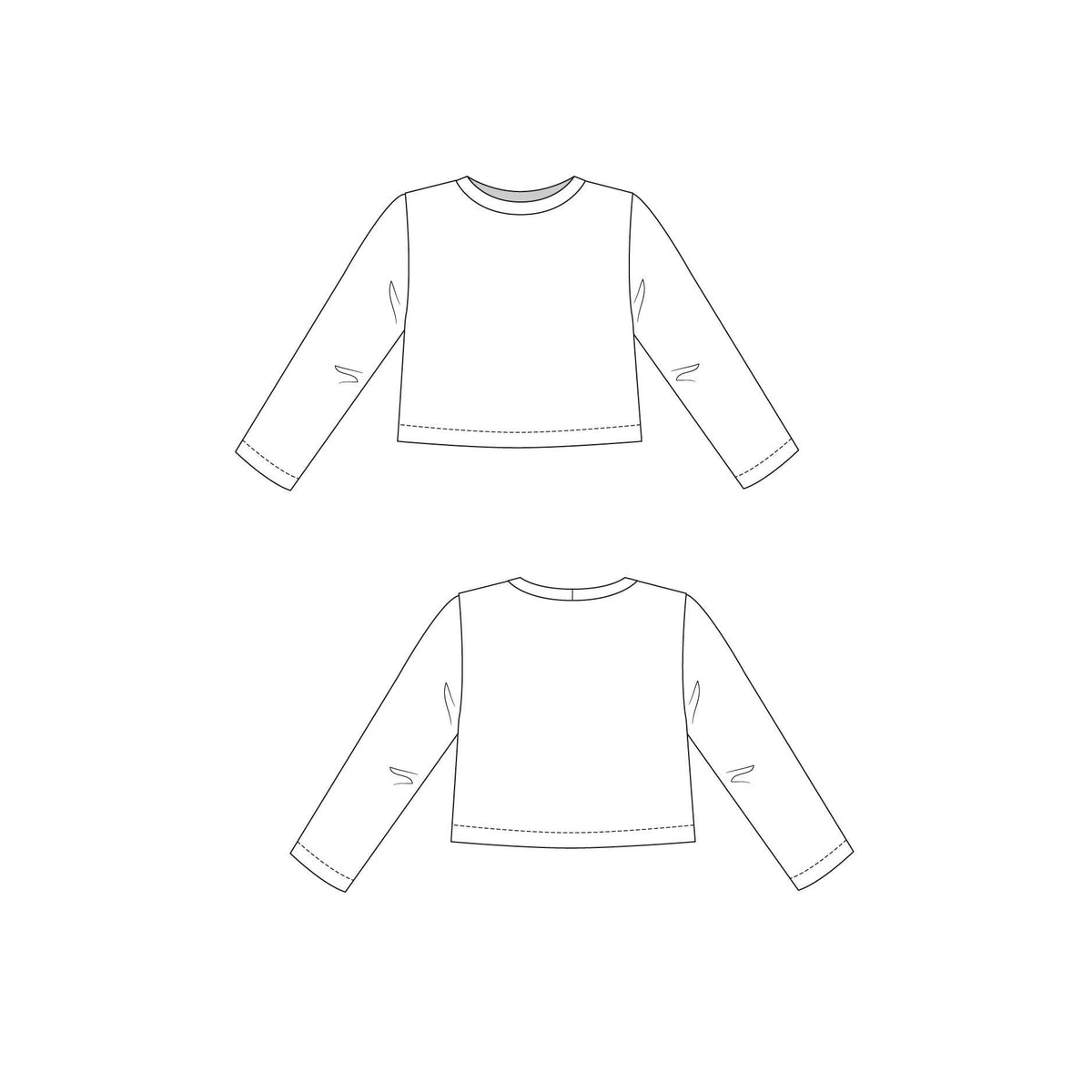 Named Clothing-Inari Dress & Crop Tee Pattern - PDF DOWNLOAD-sewing pattern-gather here online