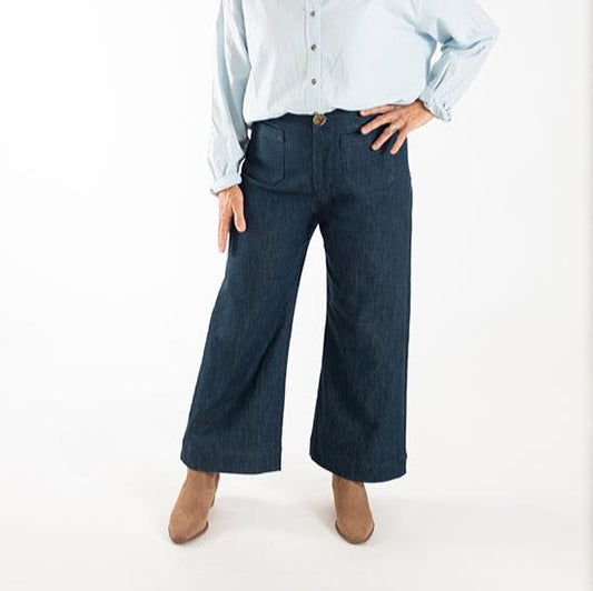 Chalk & Notch-Isle Jeans Pattern-sewing pattern-gather here online