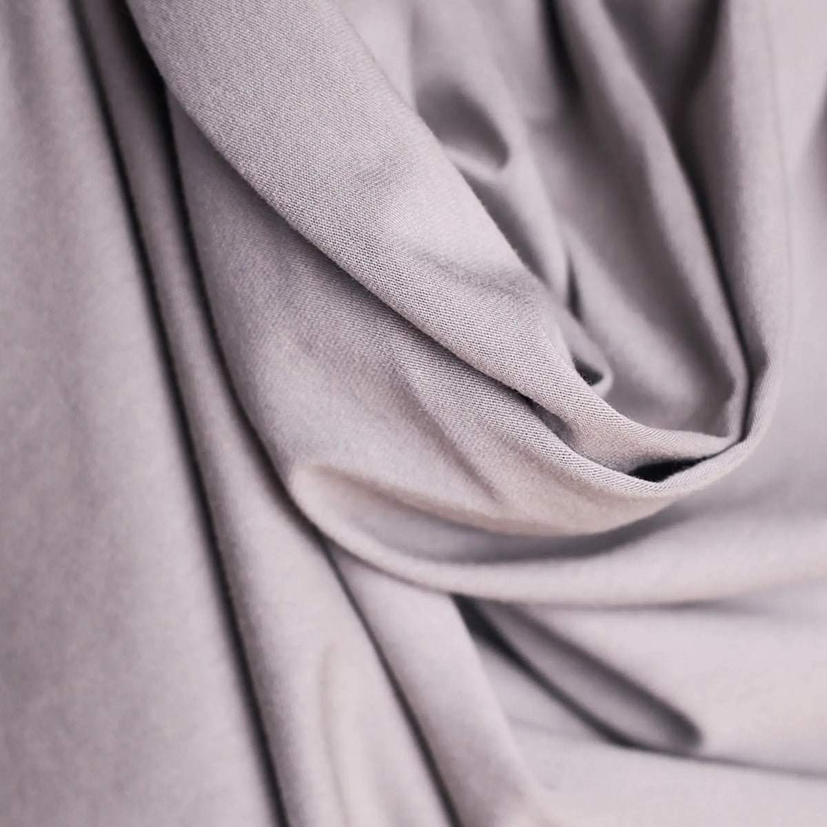 Atelier Brunette-Modal Jersey Fabric - Light Grey-fabric-gather here online