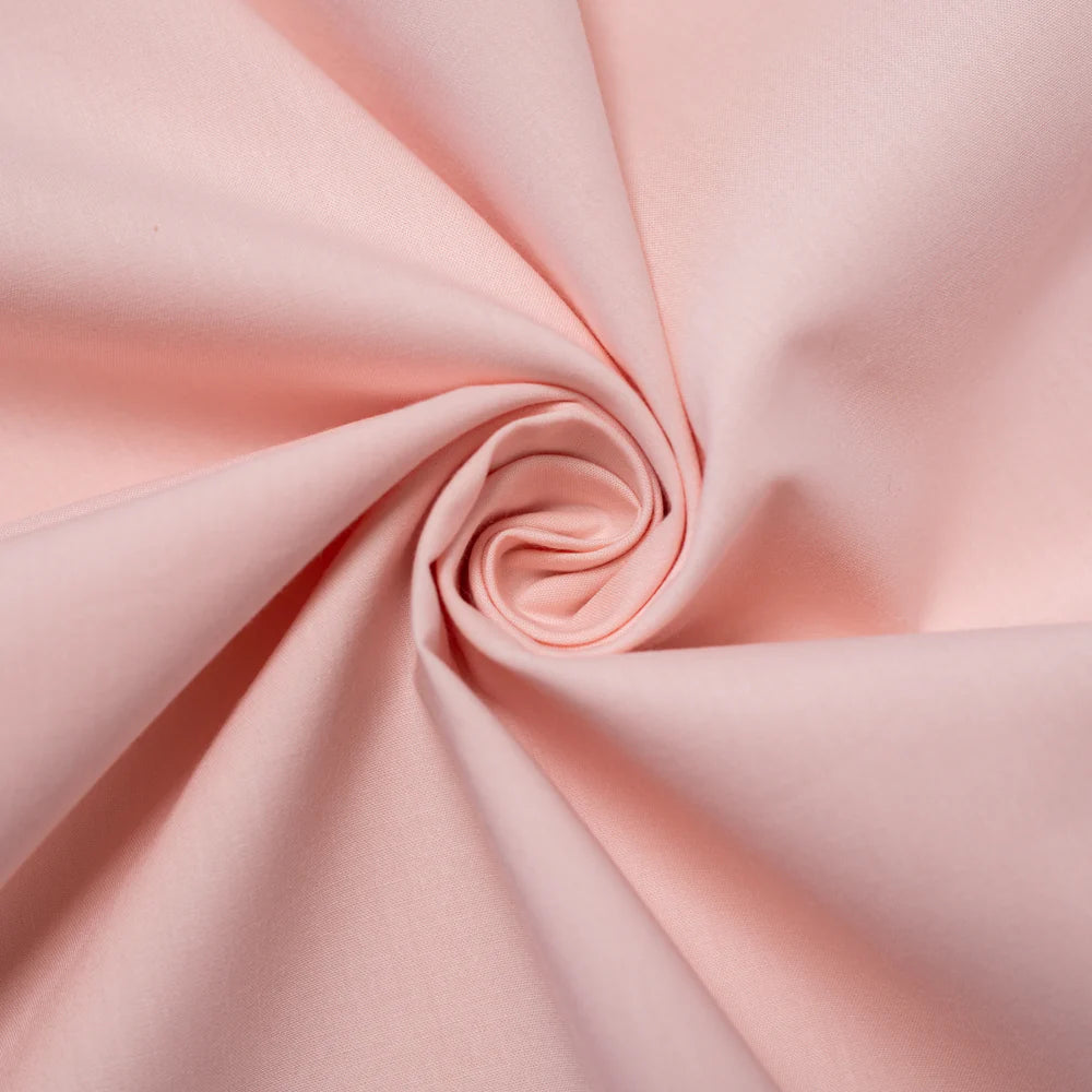 Birch Organic Fabrics-Long Branch Solid Poplin-fabric-Blush-gather here online