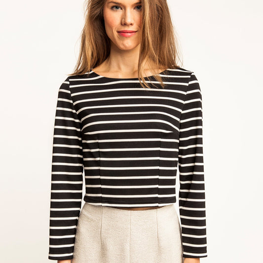 Named Clothing-Kanerva Button-Back Tee Pattern - PDF DOWNLOAD-sewing pattern-gather here online