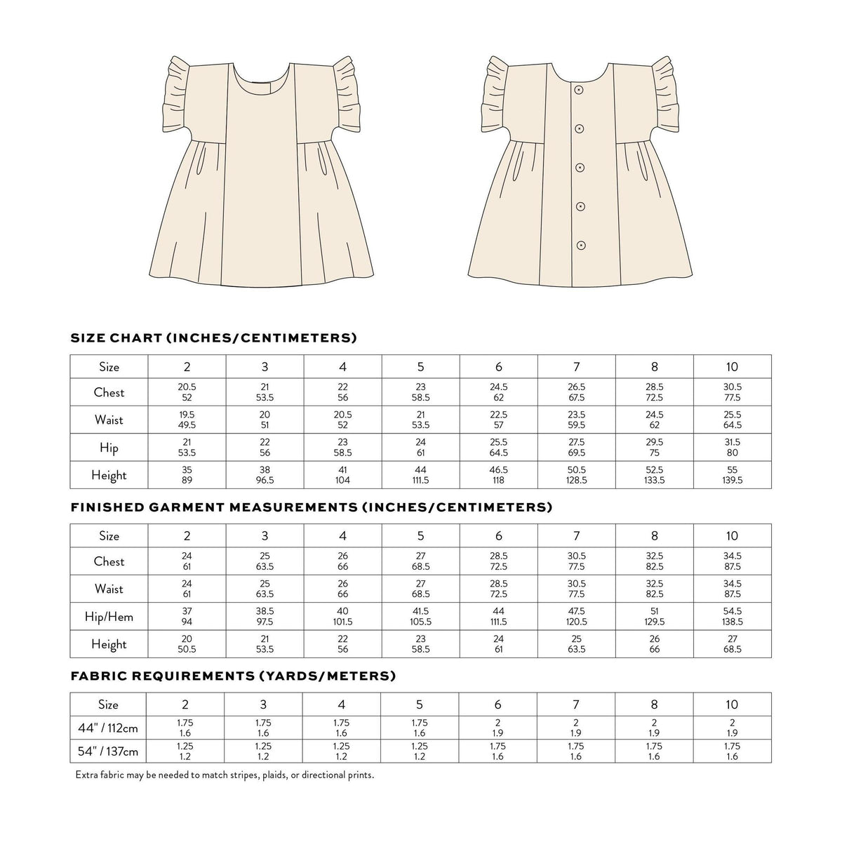 Matchy Matchy Sewing Club-Kids Collage Gather Dress Pattern - PDF DOWNLOAD-sewing pattern - kids-gather here online