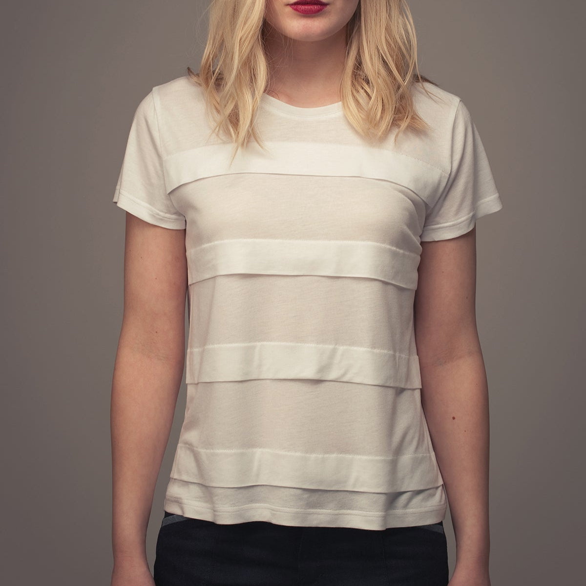 Named Clothing-Laurie Pleated Tee Pattern - PDF DOWNLOAD-sewing pattern-gather here online