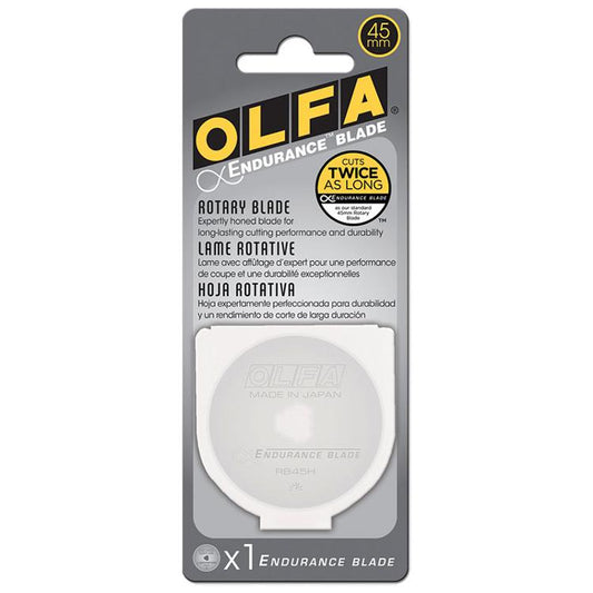 Olfa-Rotary Cutter Endurance Blade, 45mm-sewing notion-gather here online
