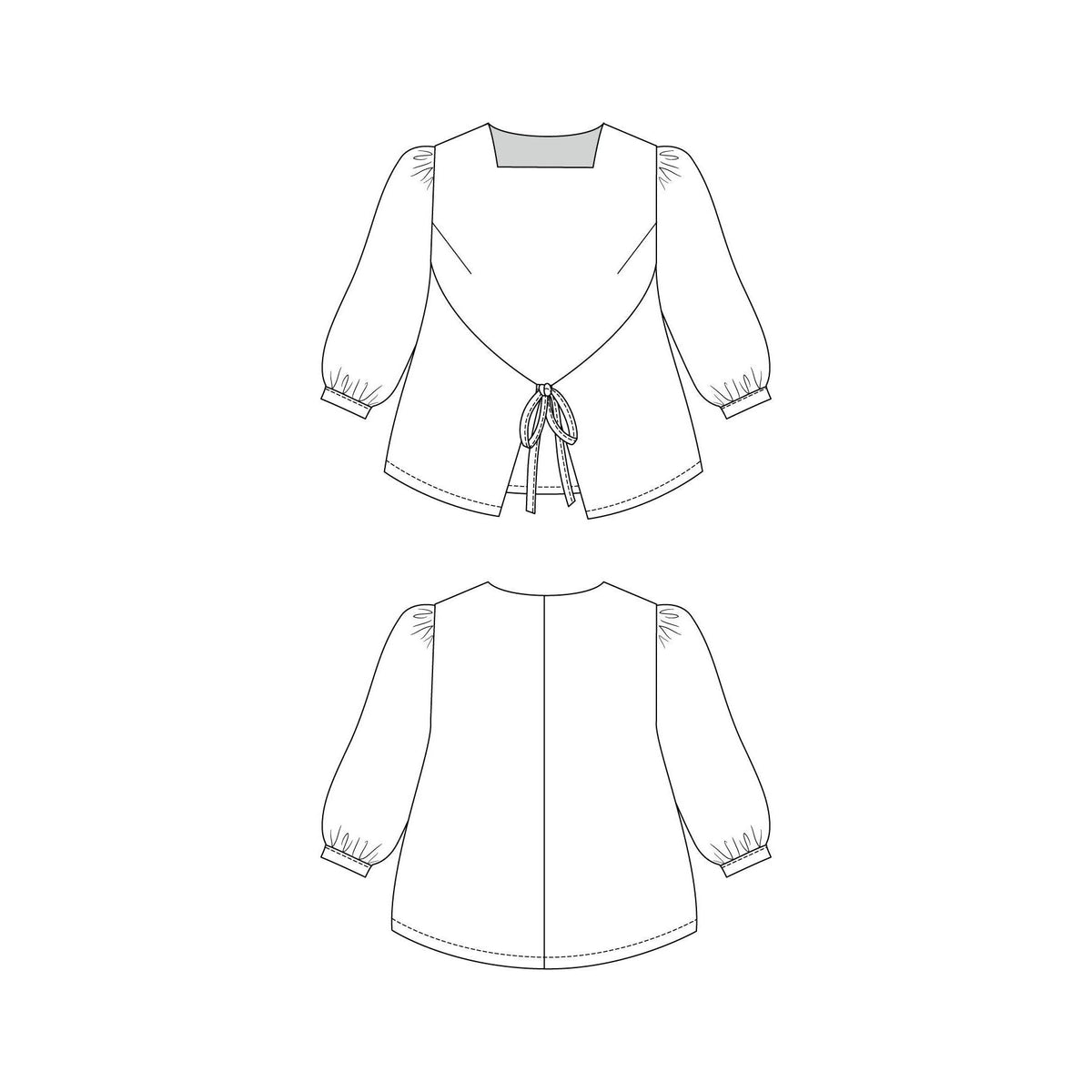 Named Clothing-Lilja Dress, Pinafore & Blouse Pattern - PDF DOWNLOAD-sewing pattern-gather here online