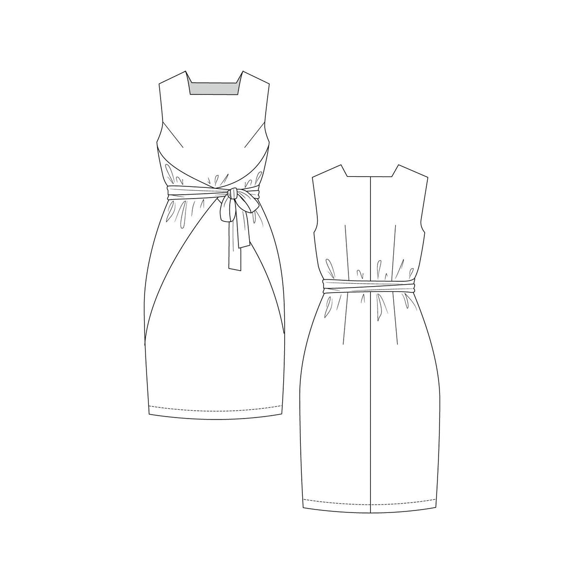 Named Clothing-Lilja Dress, Pinafore & Blouse Pattern - PDF DOWNLOAD-sewing pattern-gather here online