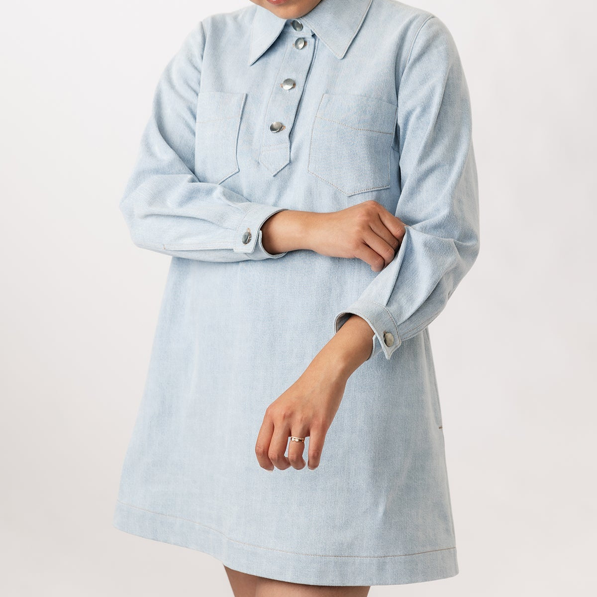 Named Clothing-Loviisa Denim Dress Pattern - PDF DOWNLOAD-sewing pattern-gather here online