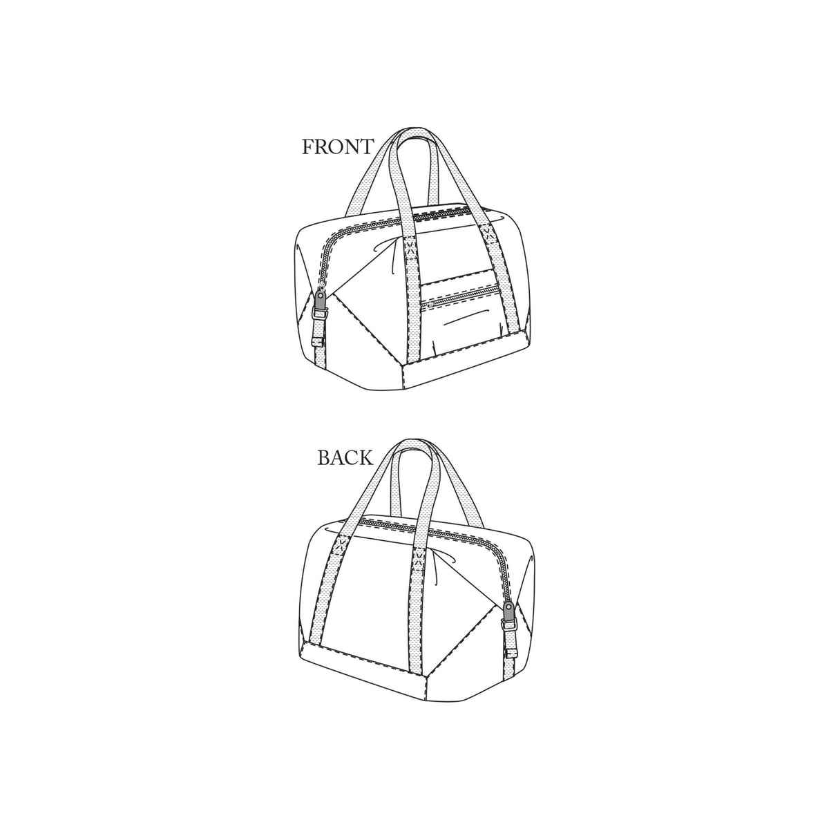 Merchant & Mills-Francli Weekender Pattern - PDF DOWNLOAD-sewing pattern-gather here online