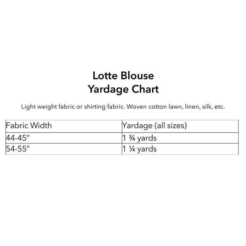 Anna Allen Patterns-Lotte Blouse Pattern - PDF DOWNLOAD-sewing pattern-gather here online
