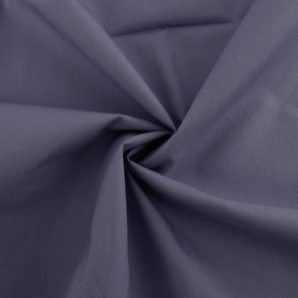 Birch Organic Fabrics-Long Branch Solid Poplin-fabric-Twilight-gather here online