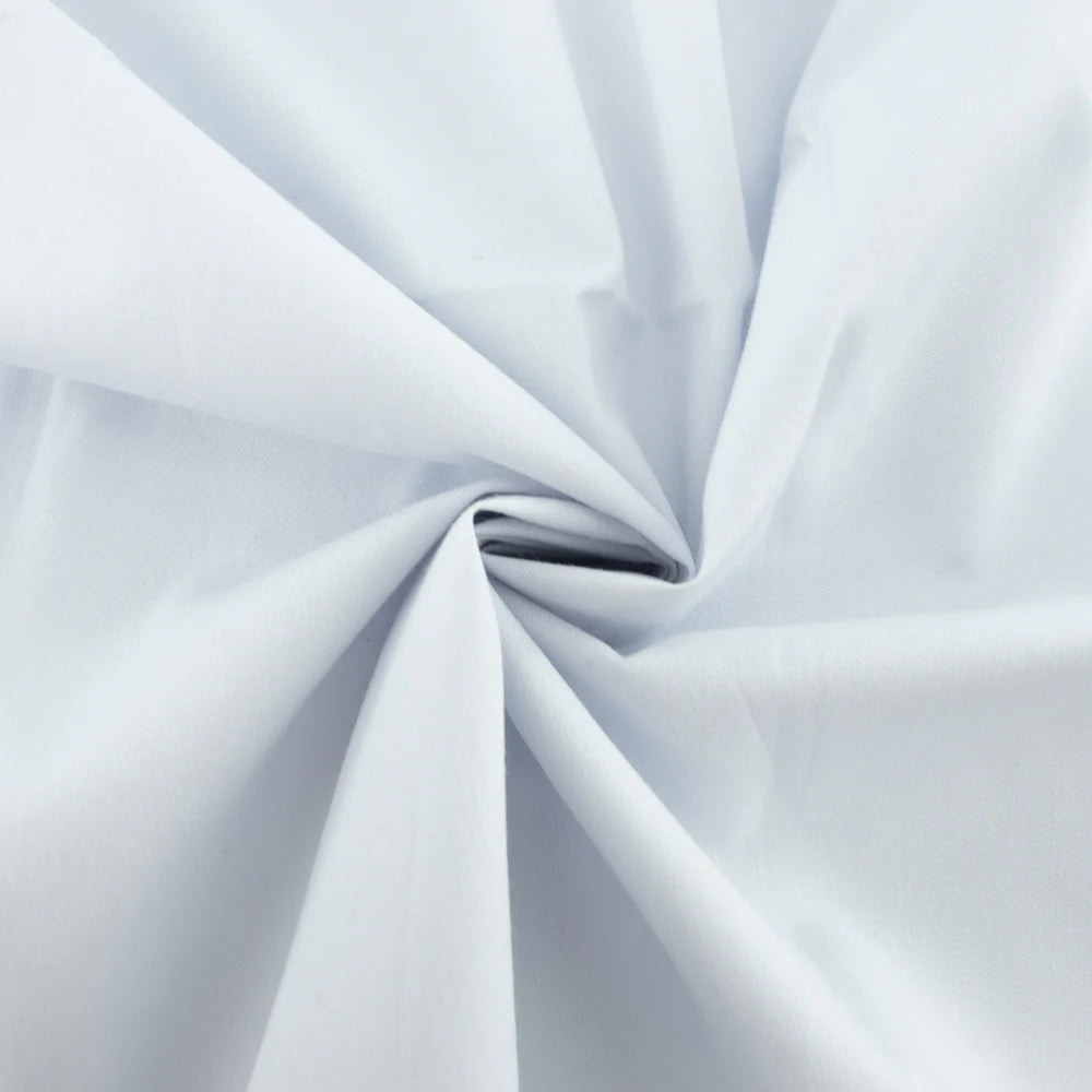 Birch Organic Fabrics-Long Branch Solid Poplin-fabric-Frost-gather here online