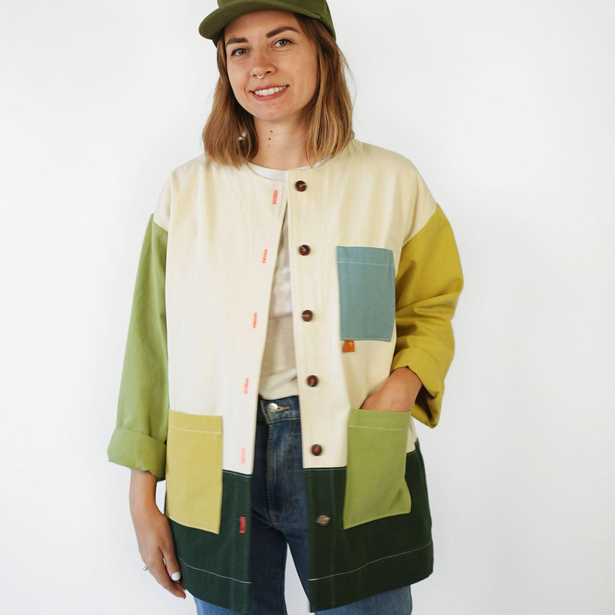 Matchy Matchy Sewing Club-Makers Over Shirt Pattern - PDF DOWNLOAD-sewing pattern-gather here online