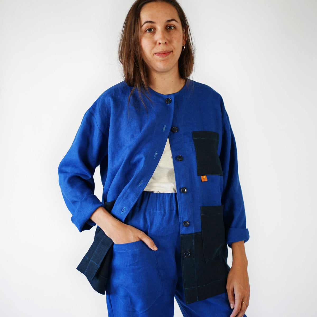 Matchy Matchy Sewing Club-Makers Over Shirt Pattern - PDF DOWNLOAD-sewing pattern-gather here online