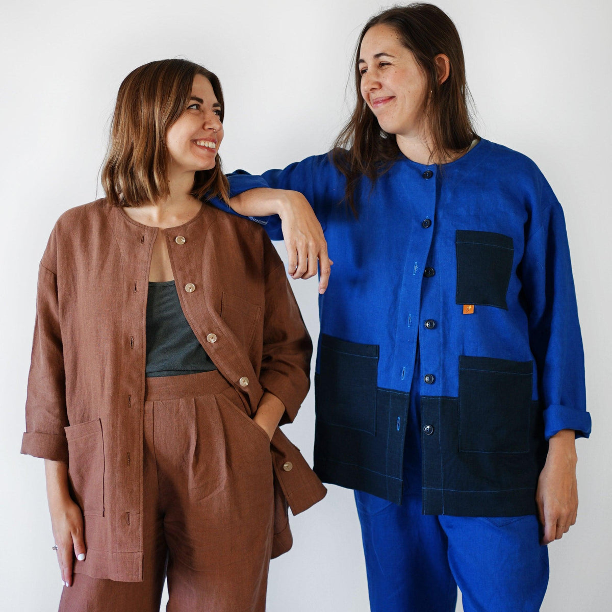 Matchy Matchy Sewing Club-Makers Over Shirt Pattern - PDF DOWNLOAD-sewing pattern-gather here online